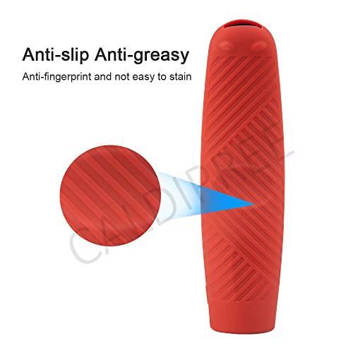 Silicone Full Wrap Case Compatible with LG AN-MR19BA AN-MR600 Magic Remote with Lanyard [Remote Not Included] (Black)