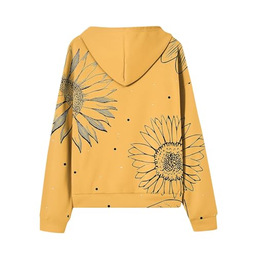 Zip Up Hoodie Women Casual Oversized Sweatshirts - Fall Fashion Fleece Lined Jacket - Thick Warm Coat Winter Clothing
