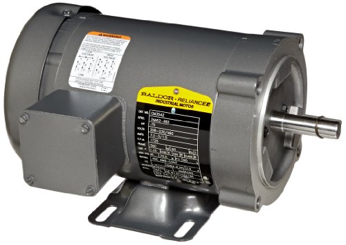 Baldor CM3542 General Purpose AC Motor, 3 Phase, 56C Frame, TEFC Enclosure, 3/4Hp Output, 1725rpm, 60Hz, 208-230/460V Voltage