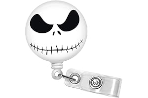 Jack Skellington Halloween Retractable Badge Reel