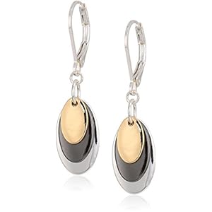 NINE-WEST-Womens-Tri-Tone-Shaky-Drop-Earrings NINE WEST Women's Tri Tone Shaky Drop Earrings