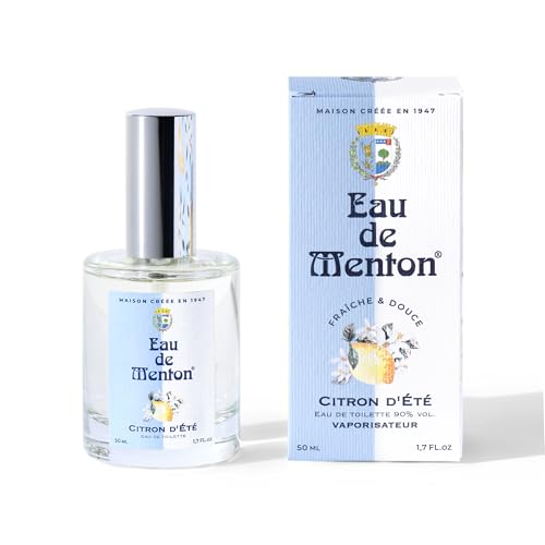 Eau de Menton - Citron d'Eté - Citron Fleur d'Oranger - Prestige de Menton, Artisan Parfumeur (50 ml)