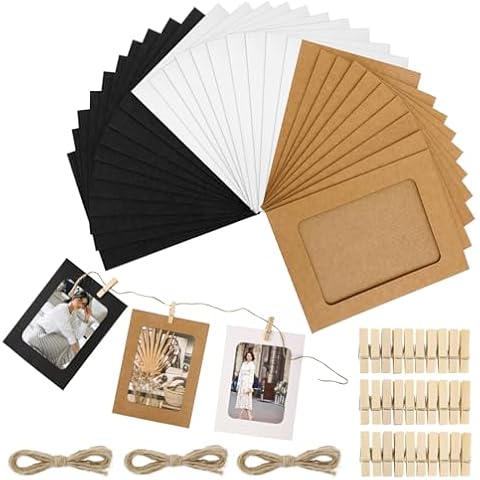 Molain 30 Pack DIY Paper Frames Cover