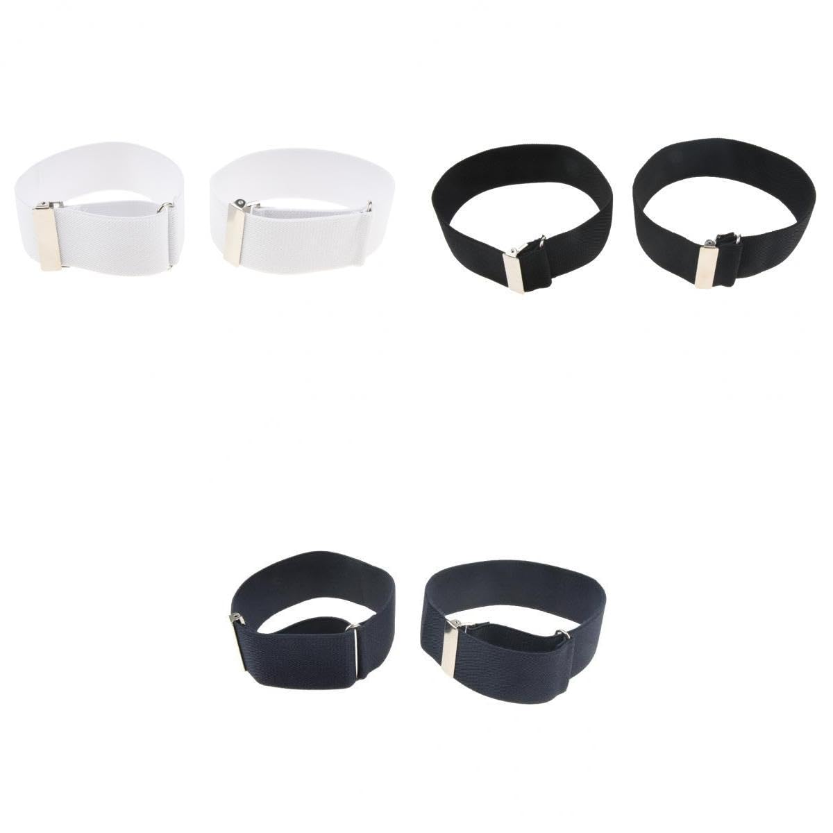 3pairs Mens Adjustable Anti Slip Elastic Shirt Sleeve Holder Arm Garter Band | Clothing Shoes & Accessories | Mens Accessories | Key Chains Rings & Cases-image-15