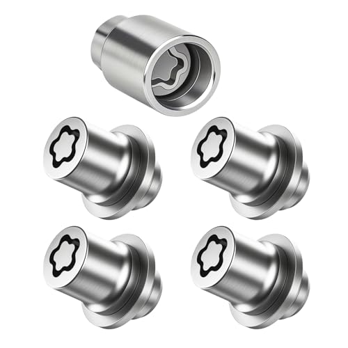 Wheel Lock Lug Nut Anti Theft Set for Toyota Lexus Compatible with Camry Tacoma Corolla RAV4 Highlander Tundra Sienna Replace 00276-00900 M12 x 1.5 Thread Size