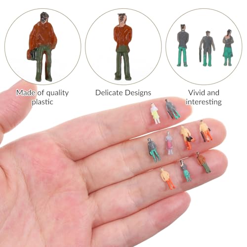 Figurines Mini Personas 1:150 Escala 100 Piezas miniatura 3