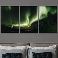 3 Piece Framed Canvas Wall Art Astronomy & Space Canvas Prints Home Artwork Decoration for Living Room,Bedroom - 16