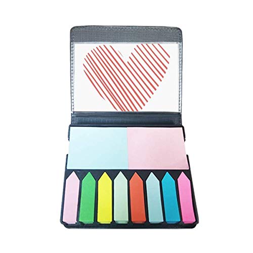 Marqueur page couleur coeur rouge pour retrouver facilement vos notes