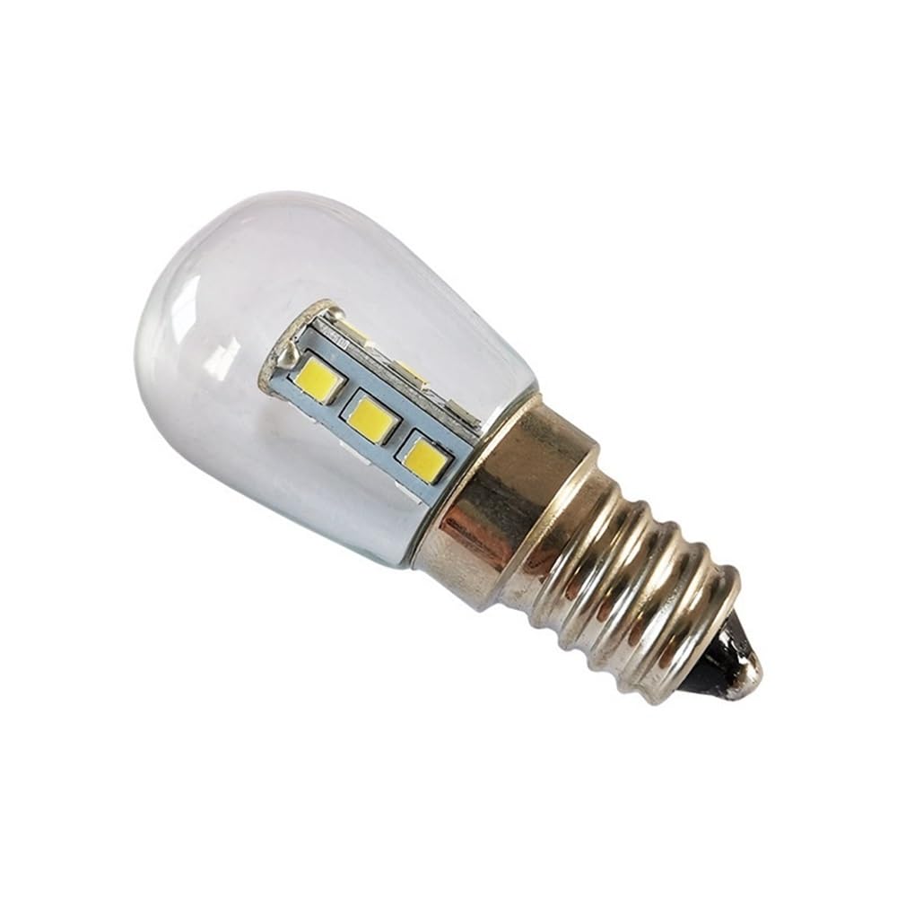 fengyan Casa bombillas, Paquete de 20 bombillas LED de cristal CA 220 V T26 2 W E14/E17, lámpara de araña, fuente de luz decorativa for el hogar Familiar Lámpara(Warm White 3000K,AC220V E17)