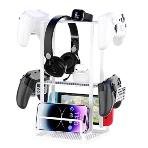 Hipzeepo Soporte para Auriculares, Consola de Juegos, Soporte para Auriculares, Soporte para Teléfono, Soporte para Computadora, Estilo Gaming,