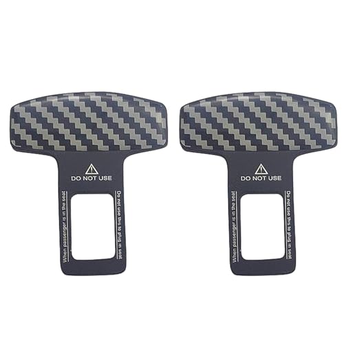 Anschnaller Adapter Auto Verlängern Gurtadapter Stecker VerläNgerung, Gurtschloss Adapter, Anschnaller Verlängerung Autogurt Stecker, Schwarz Gurtschloss Adapter für LKW Pkw (002-B-2pc)