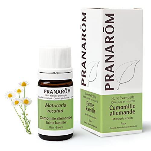 PRANAROM - Manzanilla Alemana - Aceite esencial 100% Quimiotipado - Matricaria Recutita - Flor - AEQT - 5ml