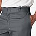 Dickies Men's Loose Fit Cargo Work Pant, Charcoal, 44x32