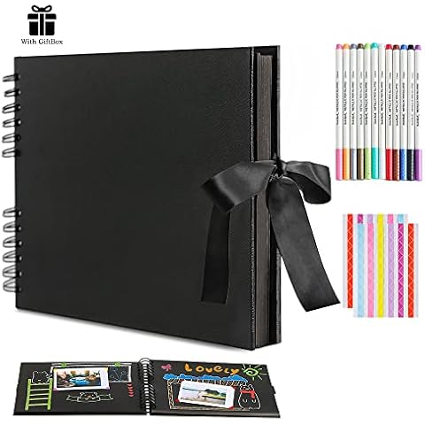 DIY Scrapbook Photo Album with Accessories Cover