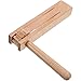 Wooden Ratchet Noise Maker Traditional Handheld Percussion Instrument Birch Wood Construction Durable Rattle Design for Sports Events Celebrations Crowd Engagement and Rhythm Sound Use