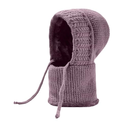 Gorro de invierno para mujer y hombre, pasamontañas 3 en 1, gorro de punto, calentador de cuello, multifunción, ajustable, máscara facial para al aire libre, ciclismo, snowboard, esquí, motociclismo