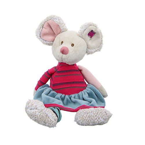 Preisvergleich Produktbild Bukowski Kuscheltier Crazy Mousy Plüschtier Maus Kleid Mehrfarbig Waschbar