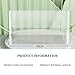 YANGMIAN 16x10x10cm,Transparent Acrylic Fish Tank - Extra Clear Plastic Case - Aquarium Tank for Goldfish Or As A Turtle Tank for Water Turtles