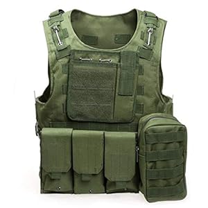 Tactische Vest 7 Kleuren Heren Militaire Jacht Vest Veld Battle Airsoft Molle Vest Combat Assault Plaat Carrier Jacht…
