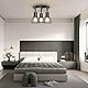 Dehobo Led Deckenstrahler Schwenkbar 350°, Deckenleuchte E14 3 Flammig Schwarz, Spotleuchte Wand, Deckenlampe Spots Led, LED Wandstrahler für Küche, Wohnzimmer, Schlafzimmer, Nein E14 Leuchtmittel