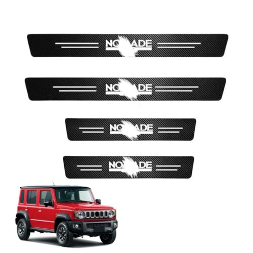 FOR新型 ジムニーノマド JC74 5ドア(2025年4月?)車のステッカー車のドアシル用の傷防止保護ステッカー 4 枚に適しています ジムニー ノマド アクセサリー