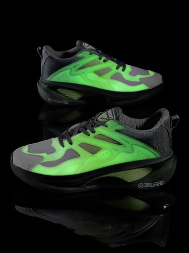 Image of ASIAN Glow in the Dark Sneakers Technology with Memory Foam Insole - Nightglow-02