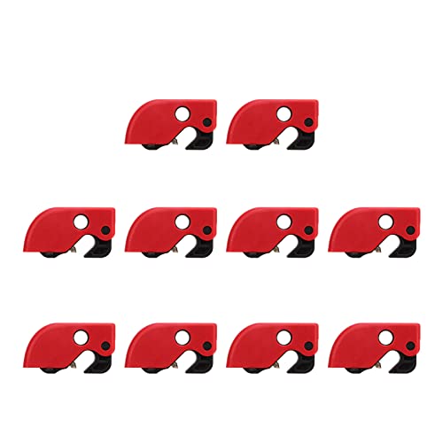 Dioche 10-teiliges Leistungsschalter-Sperrgerät, Clamp-On-Leistungsschalter-Sperrgerät-Sicherheitsschloss-Set-Kit für Industriefabriken