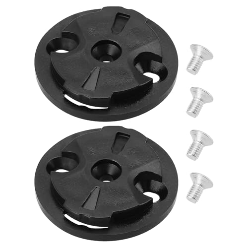 SG Store 2 Sets Bike Computer Bracket Mount Fixed Base Stopwatch Bracket Fixed Male Seat Dial Fixing Base Compatible with Garmin 32x29x2mm Black