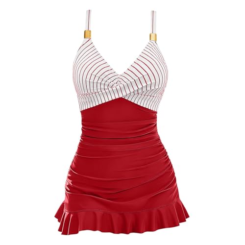 Bañadores una pieza push up tankini mujer efecto vientre plano 4