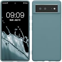 kwmobile Case Compatible with Google Pixel 6 Case - Soft Slim Protective TPU Silicone Cover - Antique Stone