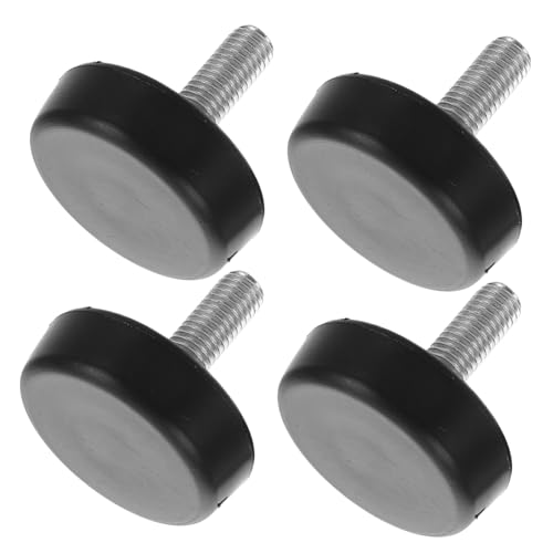 ELAYARD 4 Stück Verstellbare Laufband füße mit Rutschfester Saugbasis Fitnessgeräte Montageschrauben für Zuhause und Fitnessstudio Höhenverstellbare Ersatzteile zur