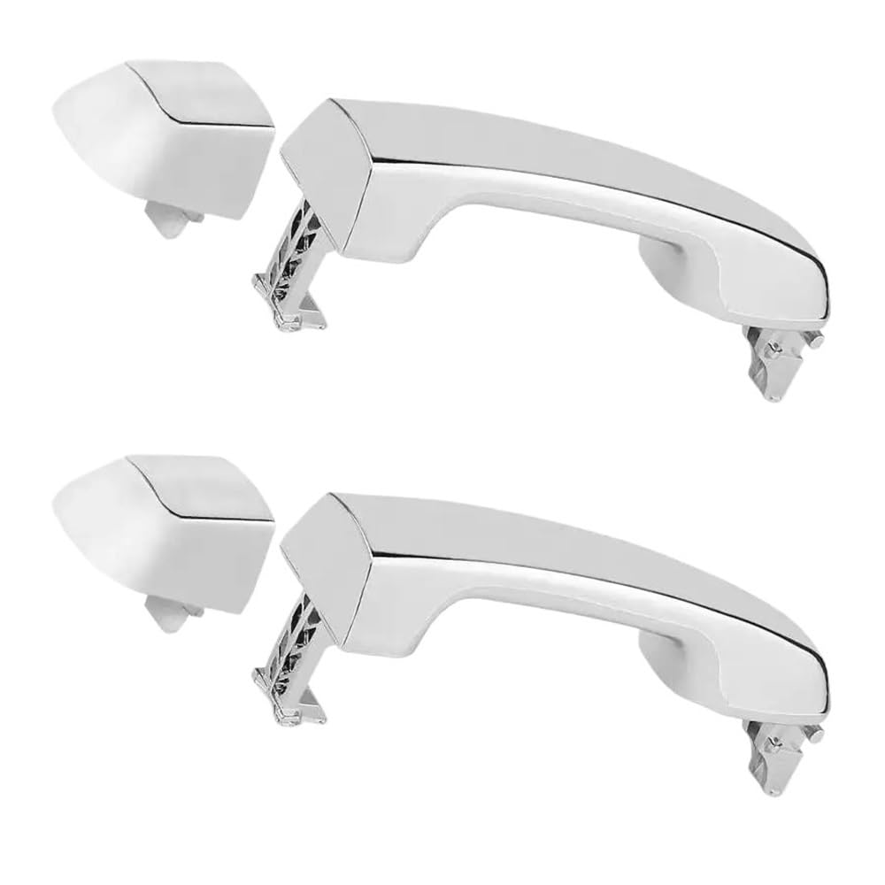 Ymyyqw 2Pcs Sliver Rear Car Outer Door Handle Rear Right Left Door Handle Car Exterior Outside For Prado For Land For Cruiser Fj150 For 4Runner 2010-2017 69211-60090