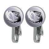 Dragons in Love Novelty Clip-On Stud Earrings