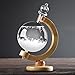 Viitech Storm Glass Weather Forecaster, EstacióN MeteorolóGica Con Forma De Globo, Bola De Cristal Decorativa Para El Tiempo, Predictor Del Tiempo Para La Oficina, Escritorio O El Hogar