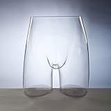 Male Mannequin Torso Underwear Form Acrylic Clear See Through Plastic (DTMHP1)