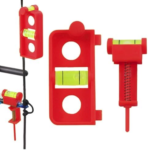 Archery Level, Plastic Arrow Level Compound Bows Tuning Mounting String Archery Level Combo Accessory, Outdoors Archery Hunting Kit