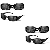 Holibanna 4 Stück Sehkorrektur Lochblende Lichtundurchlässige Brille Augenpflege-tool Brillen Zur Sehkorrektur Schnapsgläser Aus Glas Sehbrille Brillenloch Kleines Loch Schutzbrille Stk