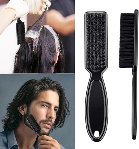 Xumann 6-Piece Fade Brush Set - Barber & Styling Tool for Men & Women (Black), 6 PCS - Image 2