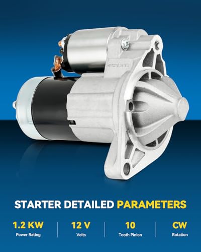 Image of PHILTOP Starter Motor for Jeep Grand Cherokee Wrangler 4.0L