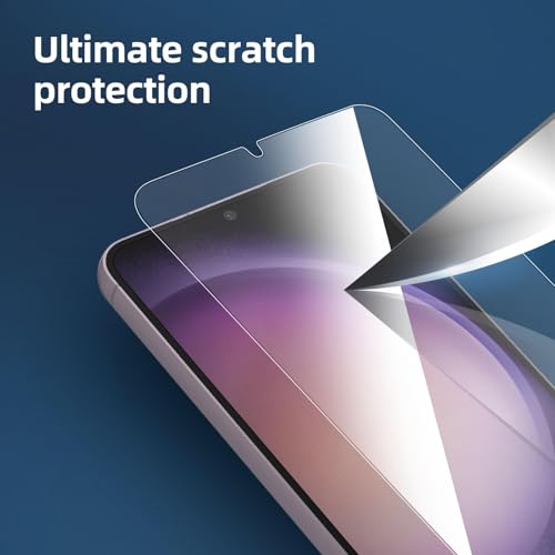 Image of NEW'C 3 Pack Designed for Samsung Galaxy S24 Plus / S24+ 5G Screen Protector Tempered Glass,Case Friendly Ultra Resistant