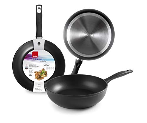 Mibricotienda - Ibili Sarten Honda Alu.induccion Induplus 24 Cm (5 Mm) 400124 En Oferta Ibili 400124N - Sartén