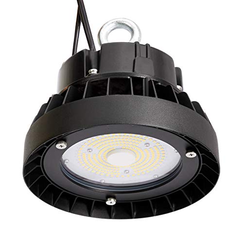 AmazonCommercial LED Value UFO High Bay, 130 Watt, 50000 Hours, Dimmable 0-10V, 18000 Lumens, ETL and DLC Certified, Daylight, 1-Pack