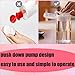 3 Pack Push Down Pump Dispenser Empty Push Top Bottles Containers for Nail Polish Makeup Remover Micellar Water Facial Toner 6.7oz/200ML