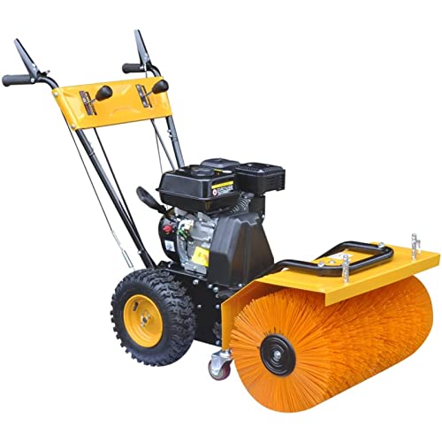 BaraSh Máquina barredora Multifuncional Gasolina 6,5HP Barredora Cesped Artificial Escarificador Cesped