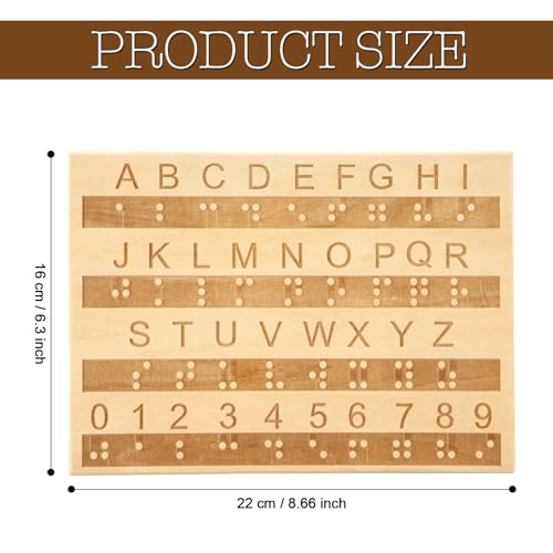Wood-Braille-Alphabet-Board-Braille-Alphabet-and-Number-Board-Raised-Dots-Braille-Fingerboard-Montessori-Educational-Tool-Teaching-Aid-for-All-Ages-Braille-Games-Toys-Gifts