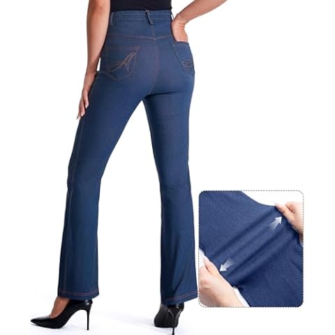 AFITNE Women's Stretchy Bootcut Jeggings Cover