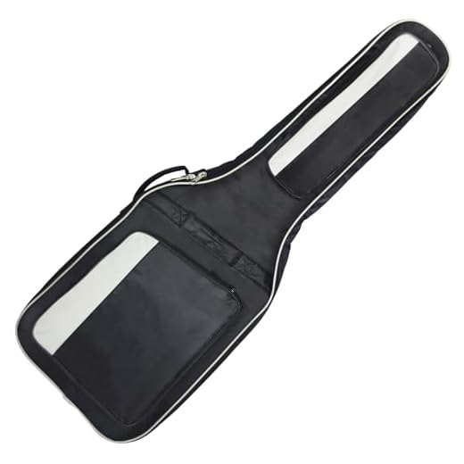 Tosnail Padded Electric Guitar Gig Bag - Backpack Shoulder Strap, Carry Handle & Pocket - Full Size 41 inch - Black