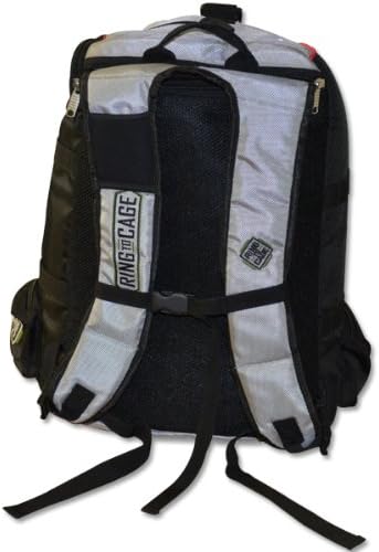 Miniatura 8 de Ring to Cage Bolsa de gimnasio - Mochila convertible bolsa de equipo de lona para Muay Thai, MMA