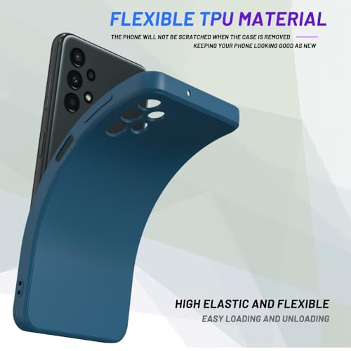 Image of for Samsung Galaxy A13 4G Case Dark Blue, Scratch Resistant with Soft Touch, Slim Thin Phone Cover for Samsung Galaxy A13 4G
