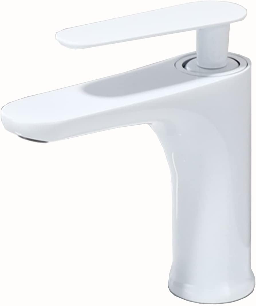 COSZWQDP Single Handle Bathroom Faucet Sink Hole Brass faucets Black